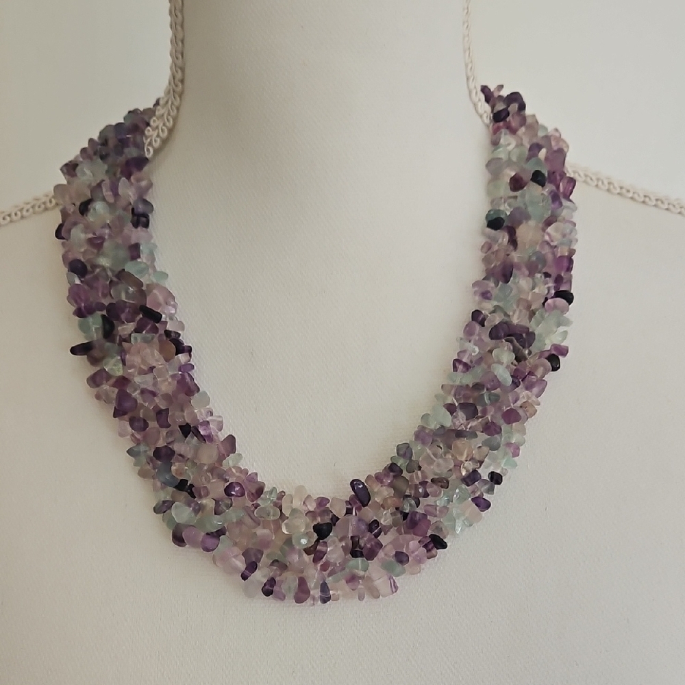 Elegant Multi-Color Gemstone Necklace